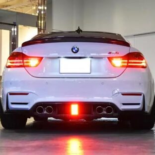 BMW M3 F80 M4 F82 F83 カーボンリアディフューザー LEDランプ付き