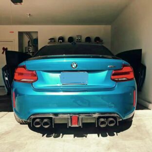 BMW M2 / Competition F87 コンペティション カーボンリアディフューザー LEDランプ
