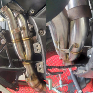 YAMAHA YZF-R1 2009-2014 ミドルパイプ　触媒レス　触媒ストレート　触スト　マフラー