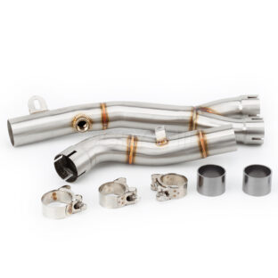 HONDA XL700V トランザルプ Transalp ミドルパイプ 触媒レス 触媒ストレート 触スト　マフラー