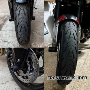 Triumph Trident 660 Tiger Sport 660 アクスルスライダー フロント/リア/前後セット