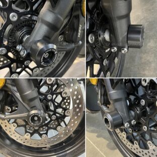 HONDA VFR800F CBR600RR CBR600F4i CB400SF/SB ホーネット600/900 CBF600N/S CBF1000/FA フロントアクスルスライダー