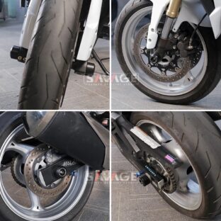 SUZUKI GSR600 GSR750 GSX-S750 アクスルスライダー フロント/リア/前後セット