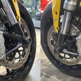 DUCATI MULTISTRADA 950 1200 V2 V4 DesertX フロントアクスルスライダー